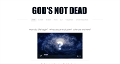 Desktop Screenshot of godsnotdeadbook.org