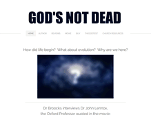 Tablet Screenshot of godsnotdeadbook.org